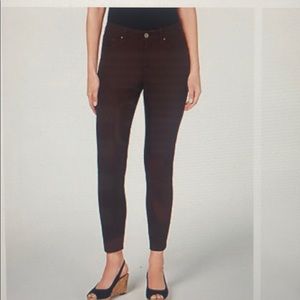 Curvy fit skinny fashion jeans